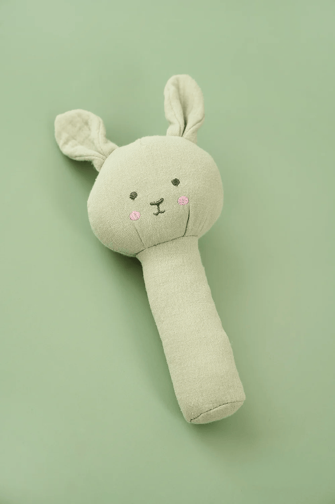 JaBaDaBaDo Rattle Bunny Green