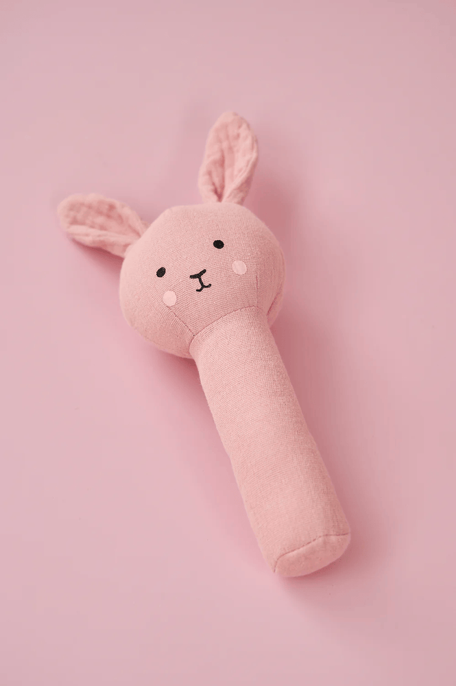 JaBaDaBaDo Rattle Bunny Pink