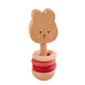 JaBaDaBaDo Silicone Rattle Bunny - Preorder