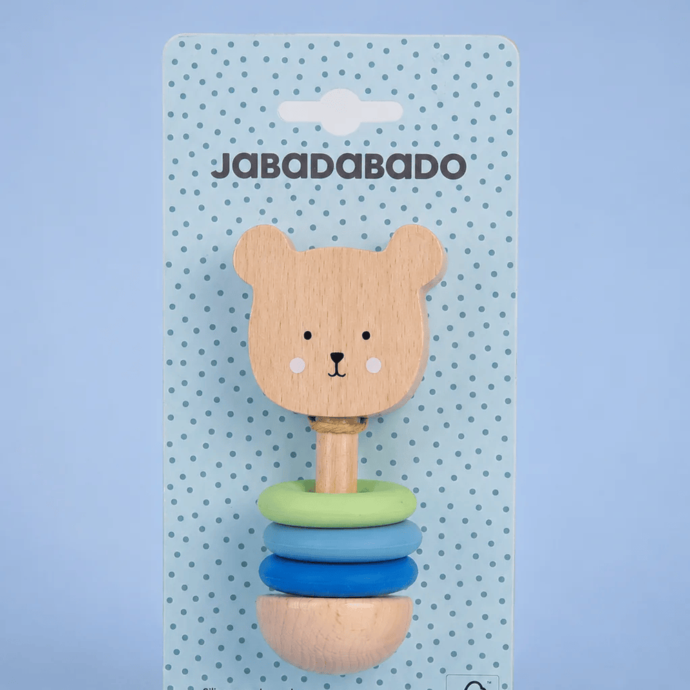JaBaDaBaDo Silicone Rattle Teddy - Preorder