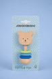JaBaDaBaDo Silicone Rattle Teddy - Preorder