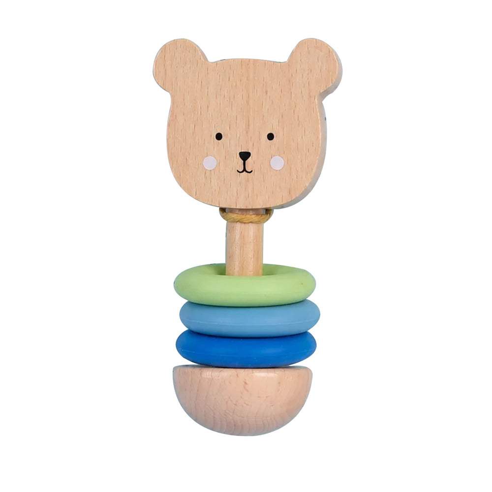 JaBaDaBaDo Silicone Rattle Teddy - Preorder