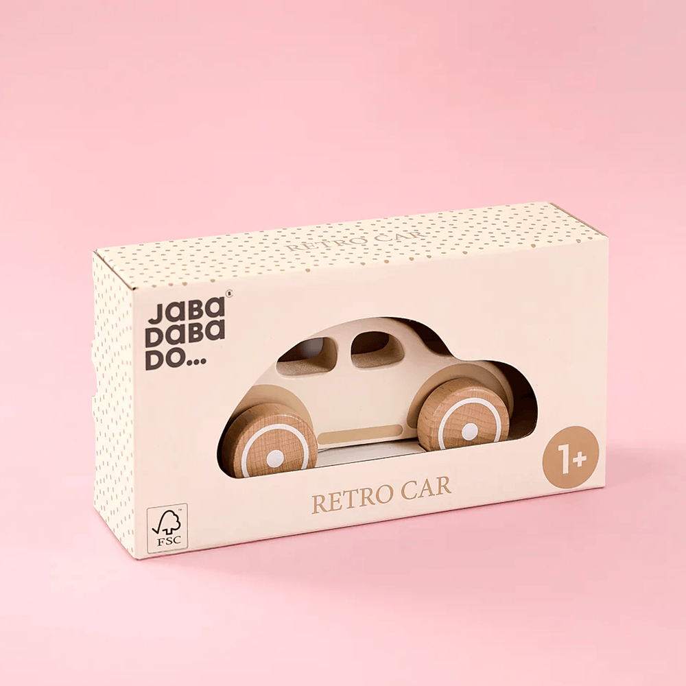 JaBaDaBaDo Retro Cars Beige