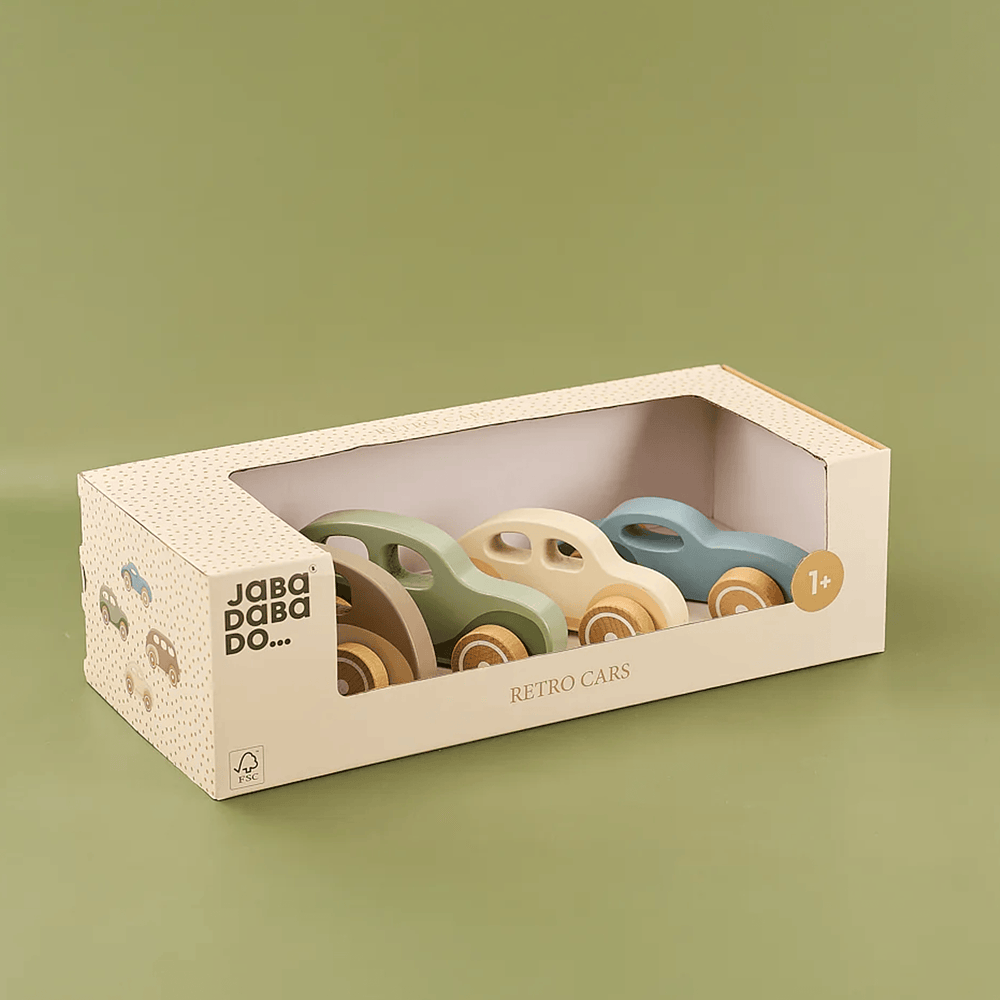 JaBaDaBaDo Retro Cars Gift Kit