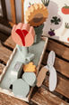 JaBaDaBaDo Stack & Cut Wooden Flower Set - Preorder