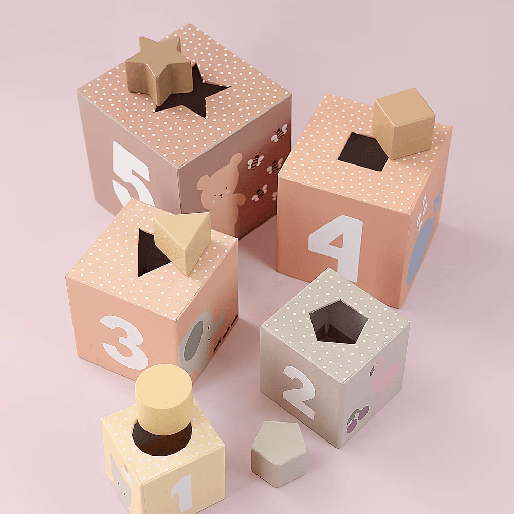 JaBaDaBaDo Stacking and Sorting Cubes Nature 1-5