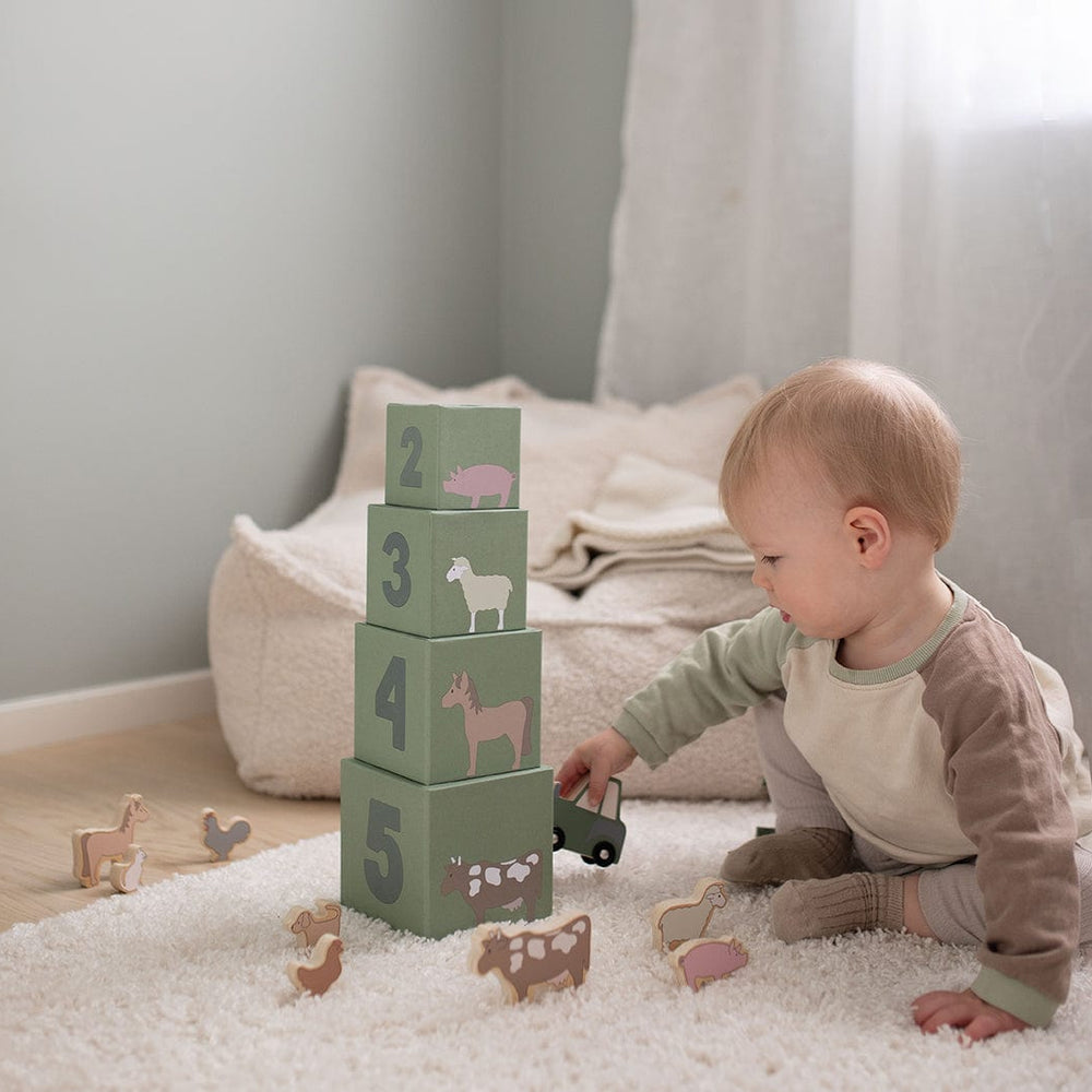 JaBaDaBaDo Stacking Cubes Farm