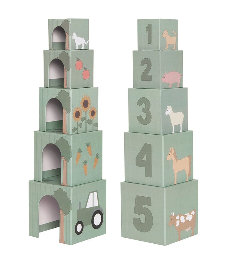 JaBaDaBaDo Stacking Cubes Farm