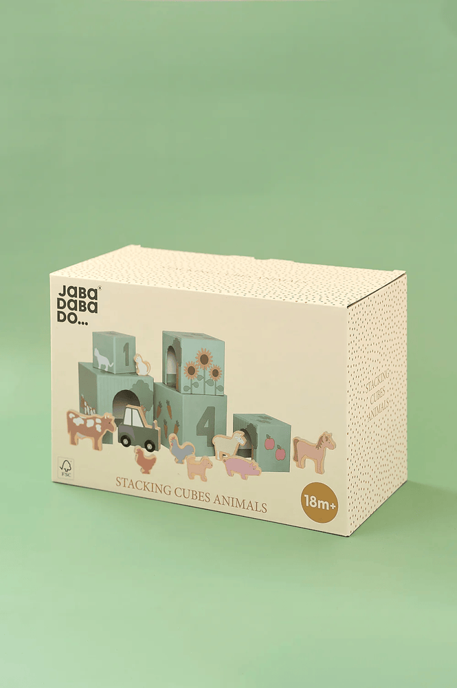 JaBaDaBaDo Stacking Cubes Farm