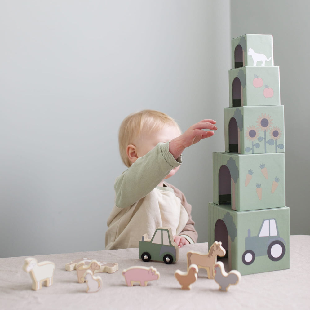 JaBaDaBaDo Stacking Cubes Farm