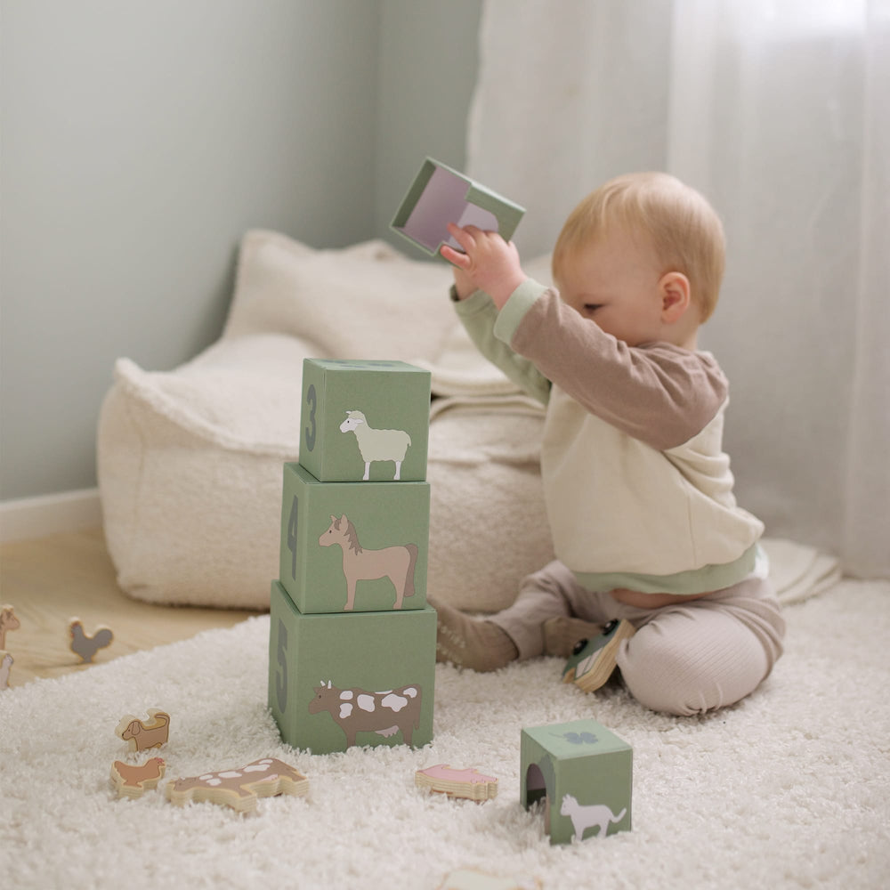 JaBaDaBaDo Stacking Cubes Farm