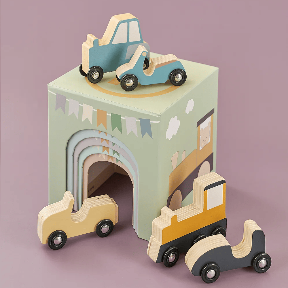 JaBaDaBaDo Stacking Cubes Vehicles 1-5