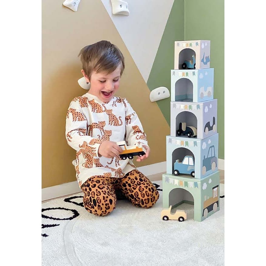 JaBaDaBaDo Stacking Cubes Vehicles 1-5