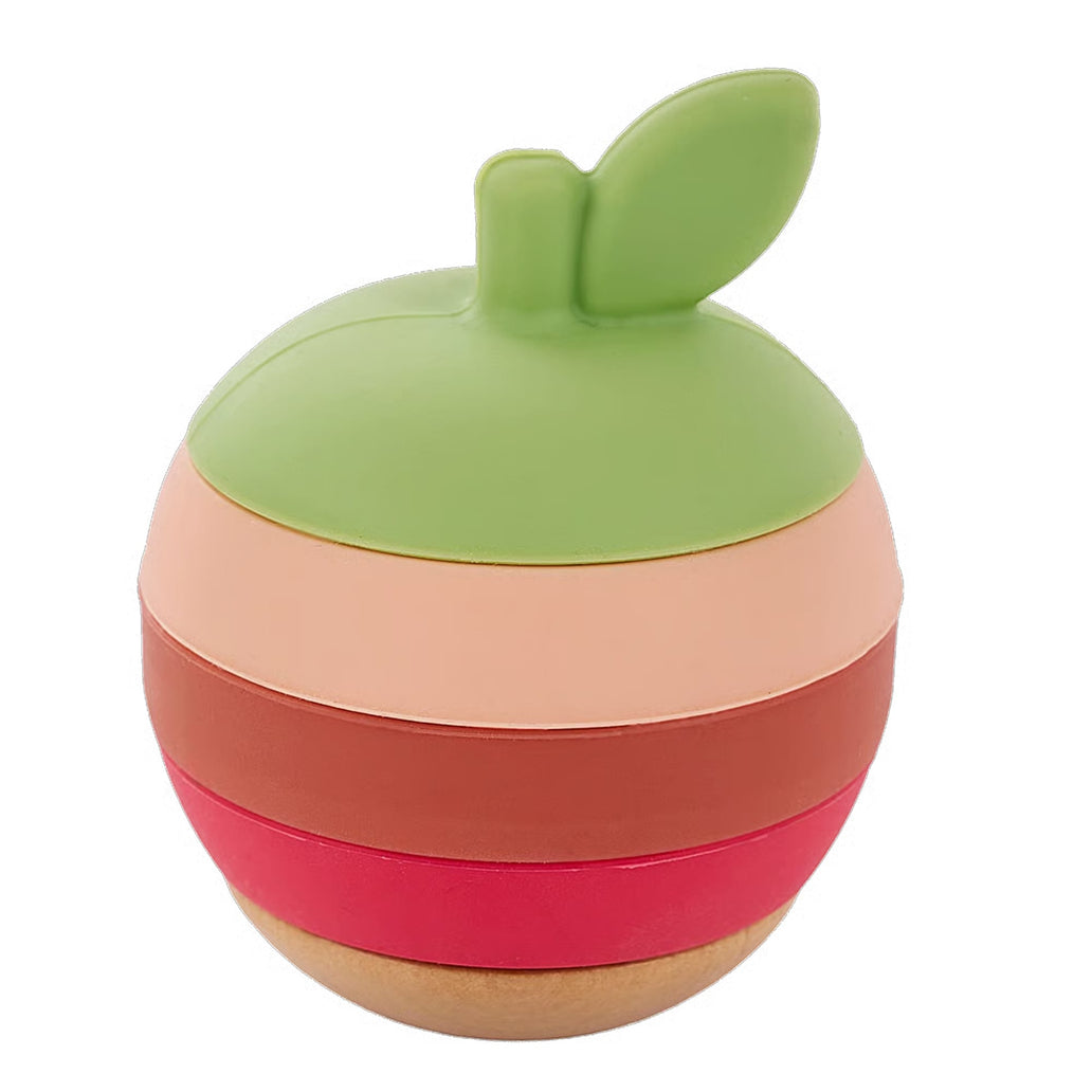 JaBaDaBaDo Stacking Silicone Toy Apple - Preorder