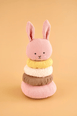 JaBaDaBaDo Bunny Textile Stacking Toy - preorder