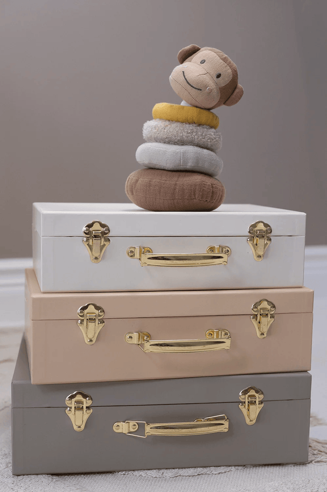 JaBaDaBaDo Monkey Textile Stacking Toy - Preorder