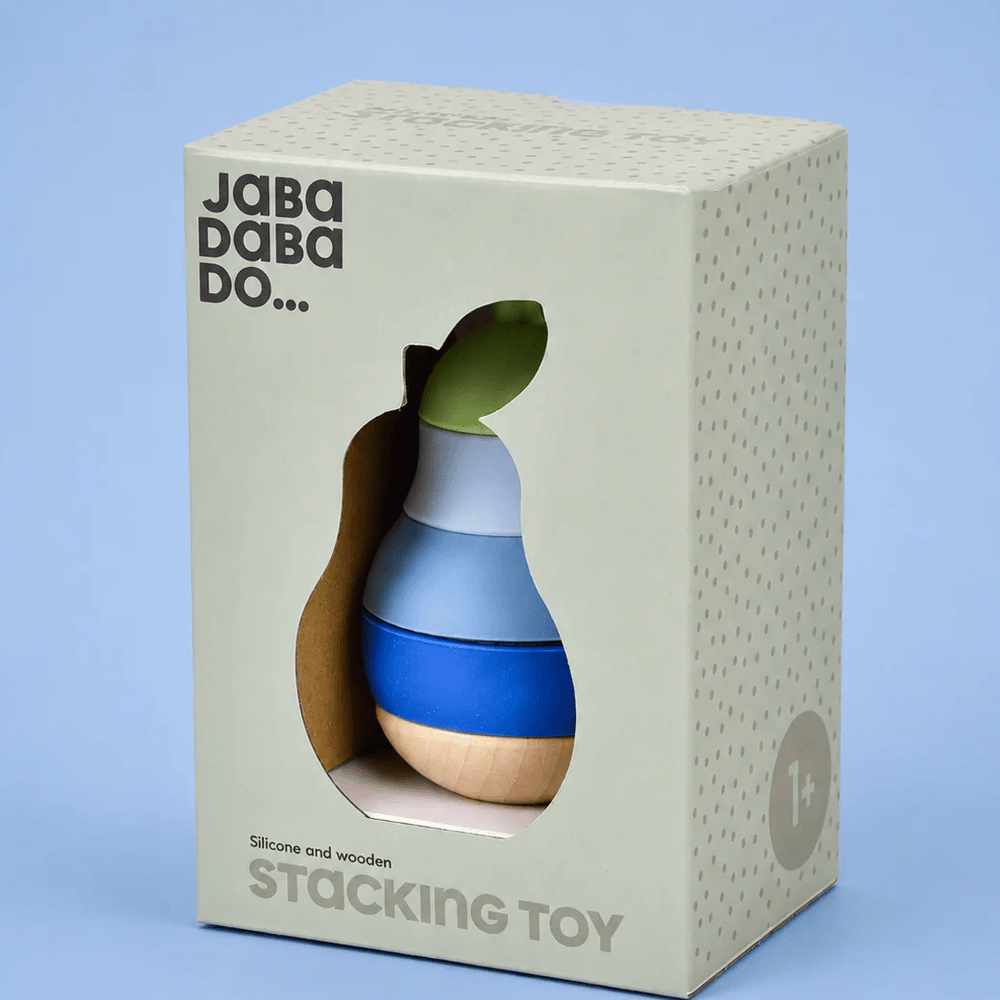 JaBaDaBaDo Stacking Silicone Toy Pear - Preorder