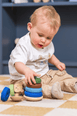 JaBaDaBaDo Stacking Silicone Toy Teddy - Preorder