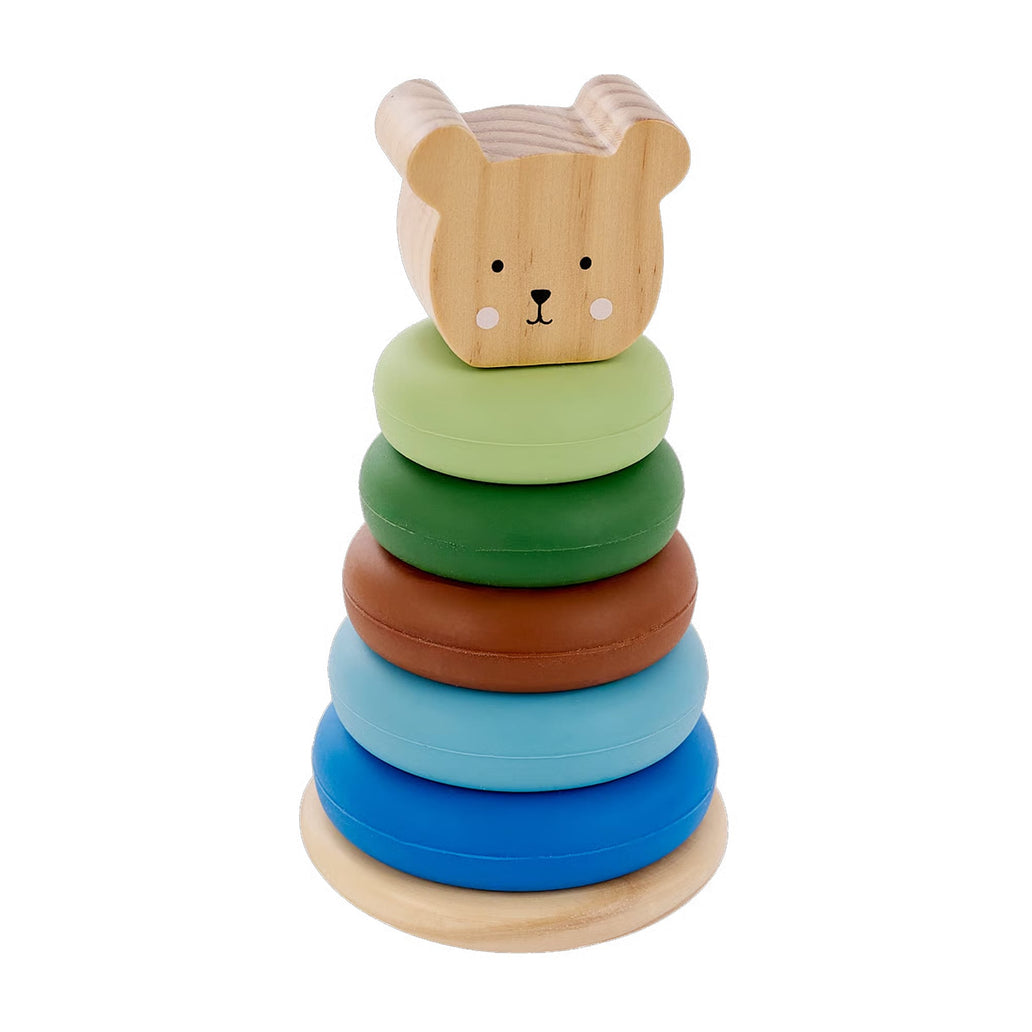 JaBaDaBaDo Stacking Silicone Toy Teddy - Preorder