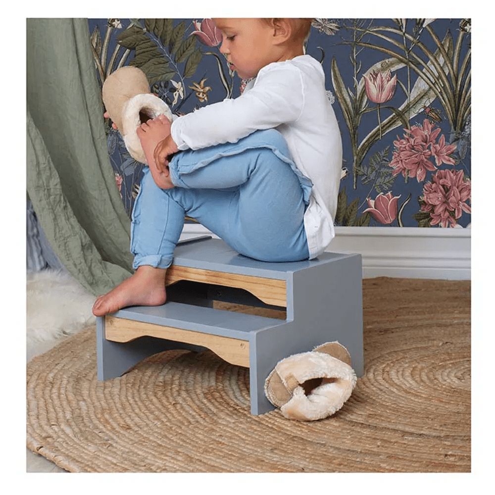 JaBaDaBaDo Step Stool Grey