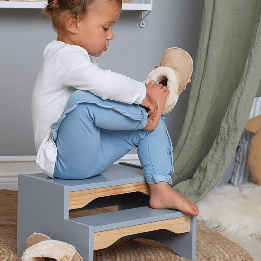 JaBaDaBaDo Step Stool Grey
