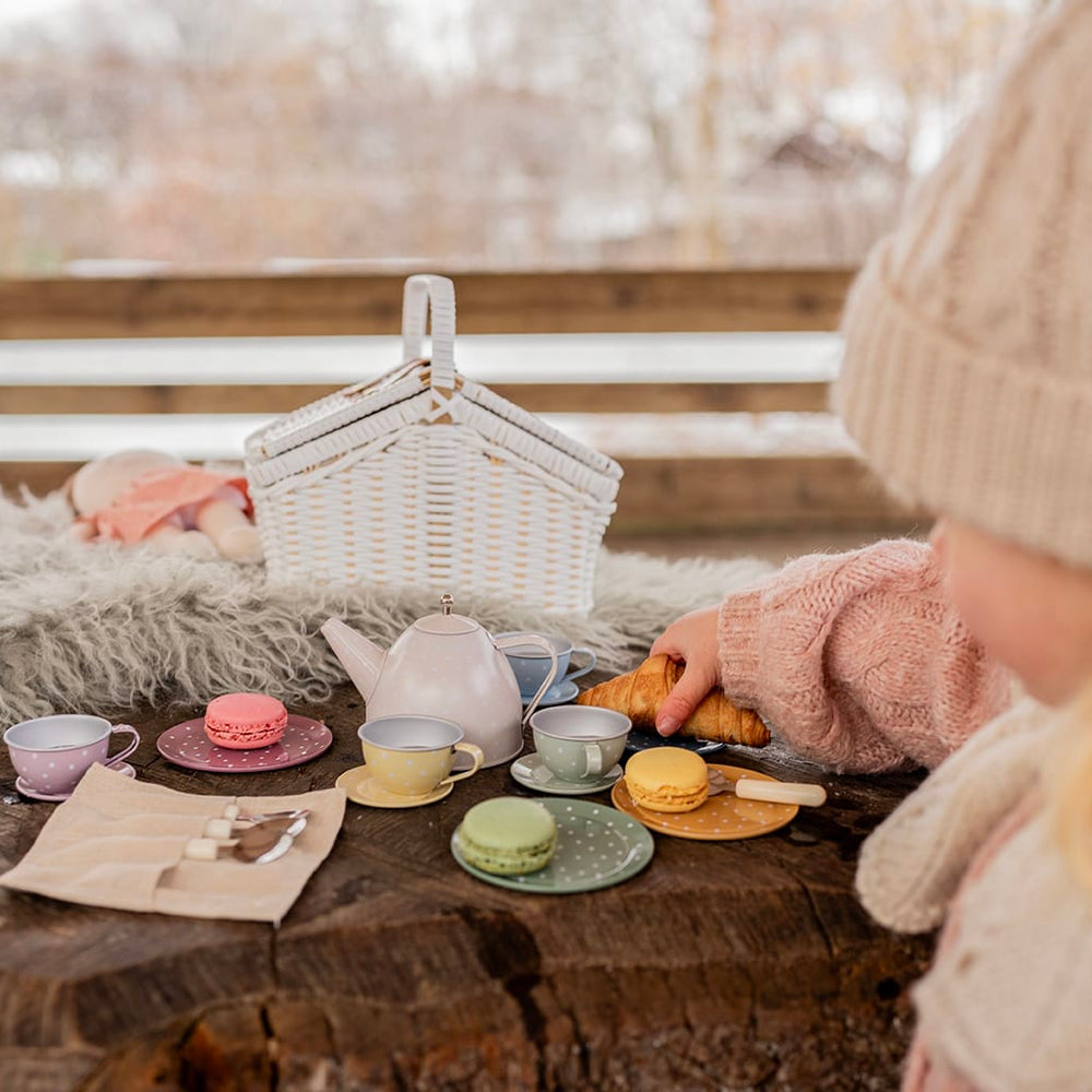 JaBaDaBaDo Tea set with Basket