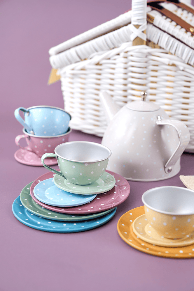 JaBaDaBaDo Tea set with Basket