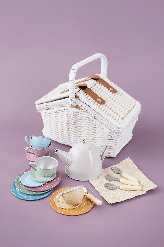 JaBaDaBaDo Tea set with Basket