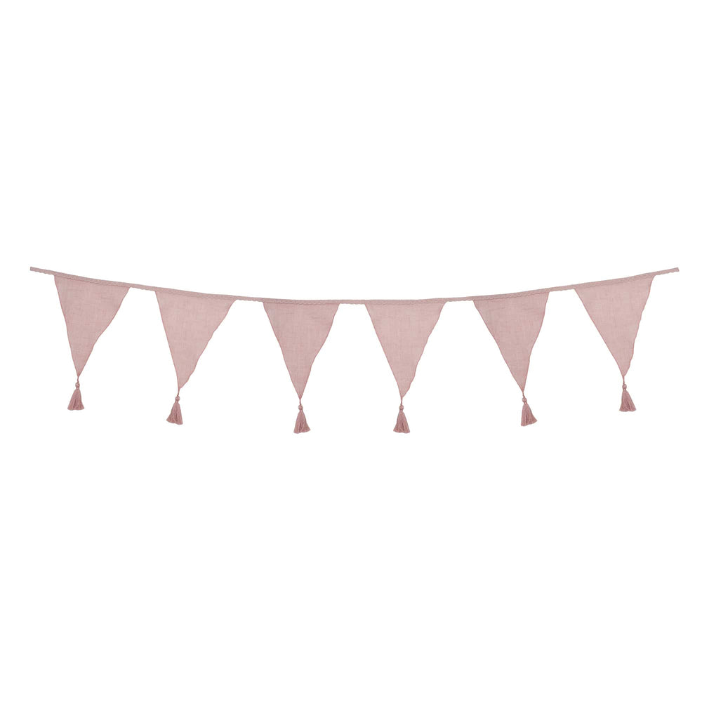 JaBaDaBaDo Textile Bunting Pink