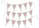 JaBaDaBaDo Textile Bunting Pink