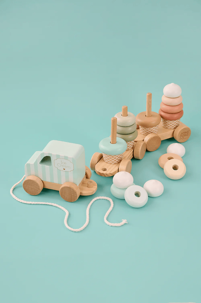 JaBaDaBaDo Train with Blocks Ice Cream
