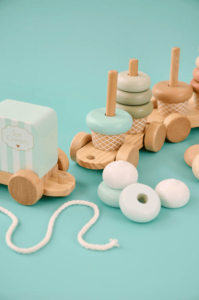 JaBaDaBaDo Train with Blocks Ice Cream