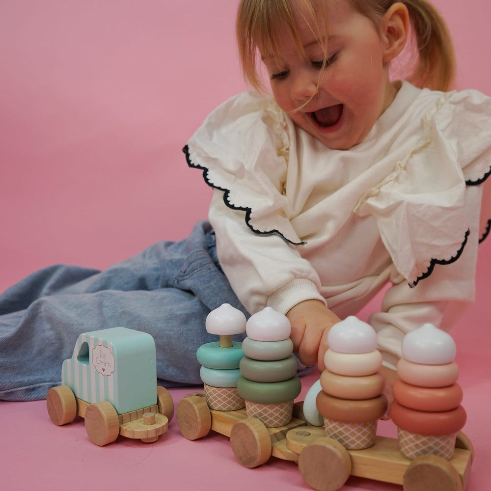 JaBaDaBaDo Train with Blocks Ice Cream