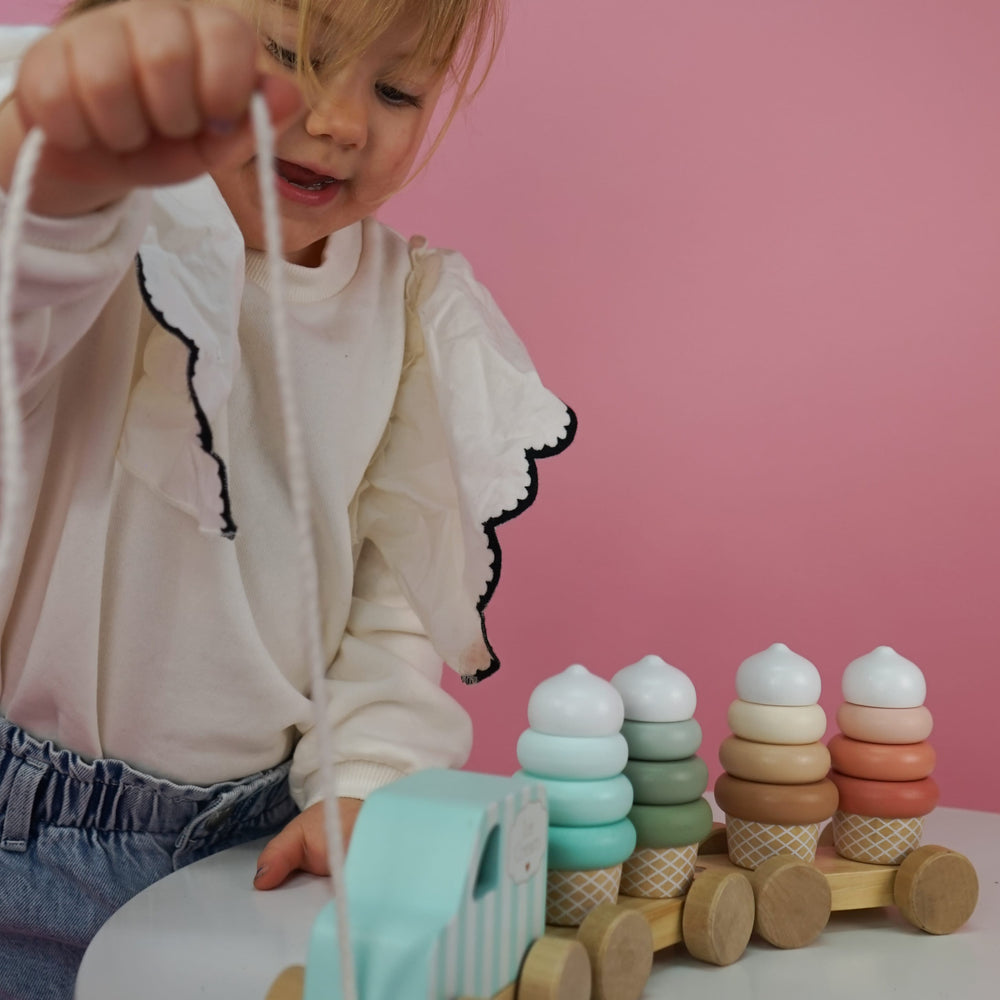 JaBaDaBaDo Train with Blocks Ice Cream