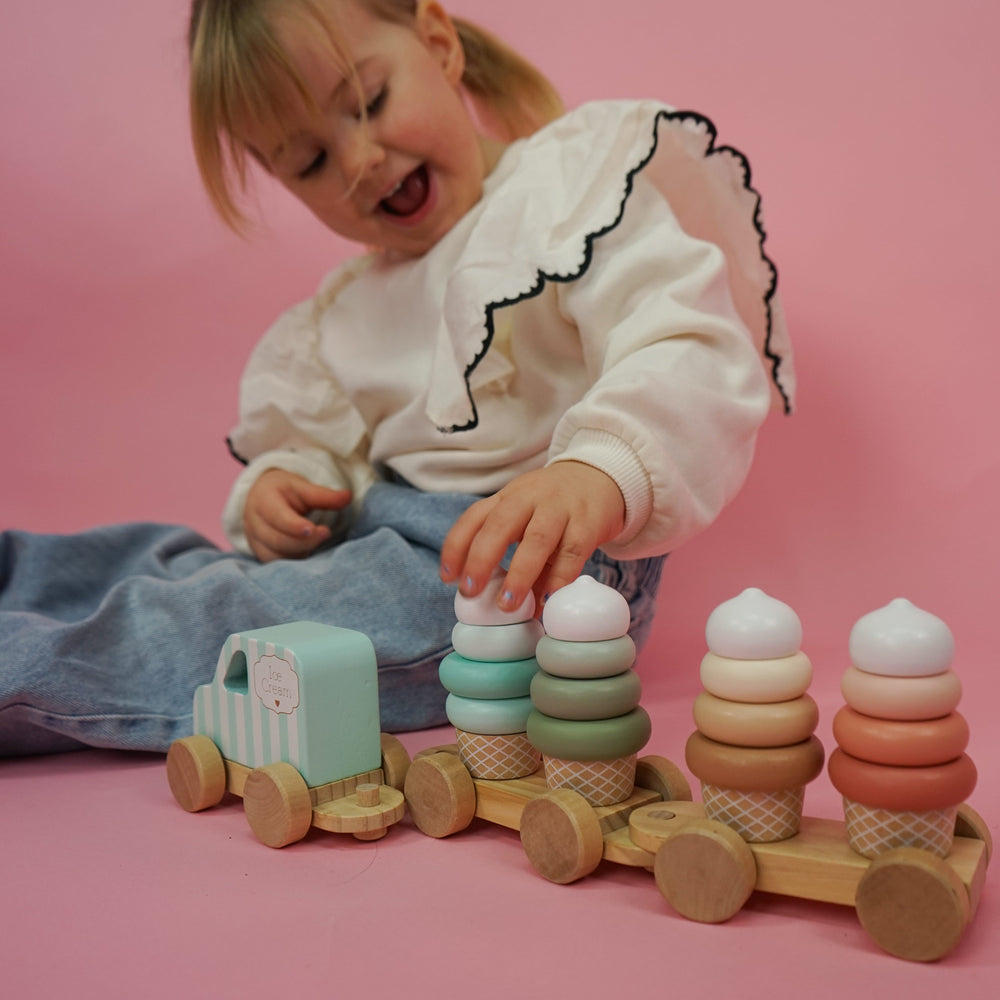 JaBaDaBaDo Train with Blocks Ice Cream