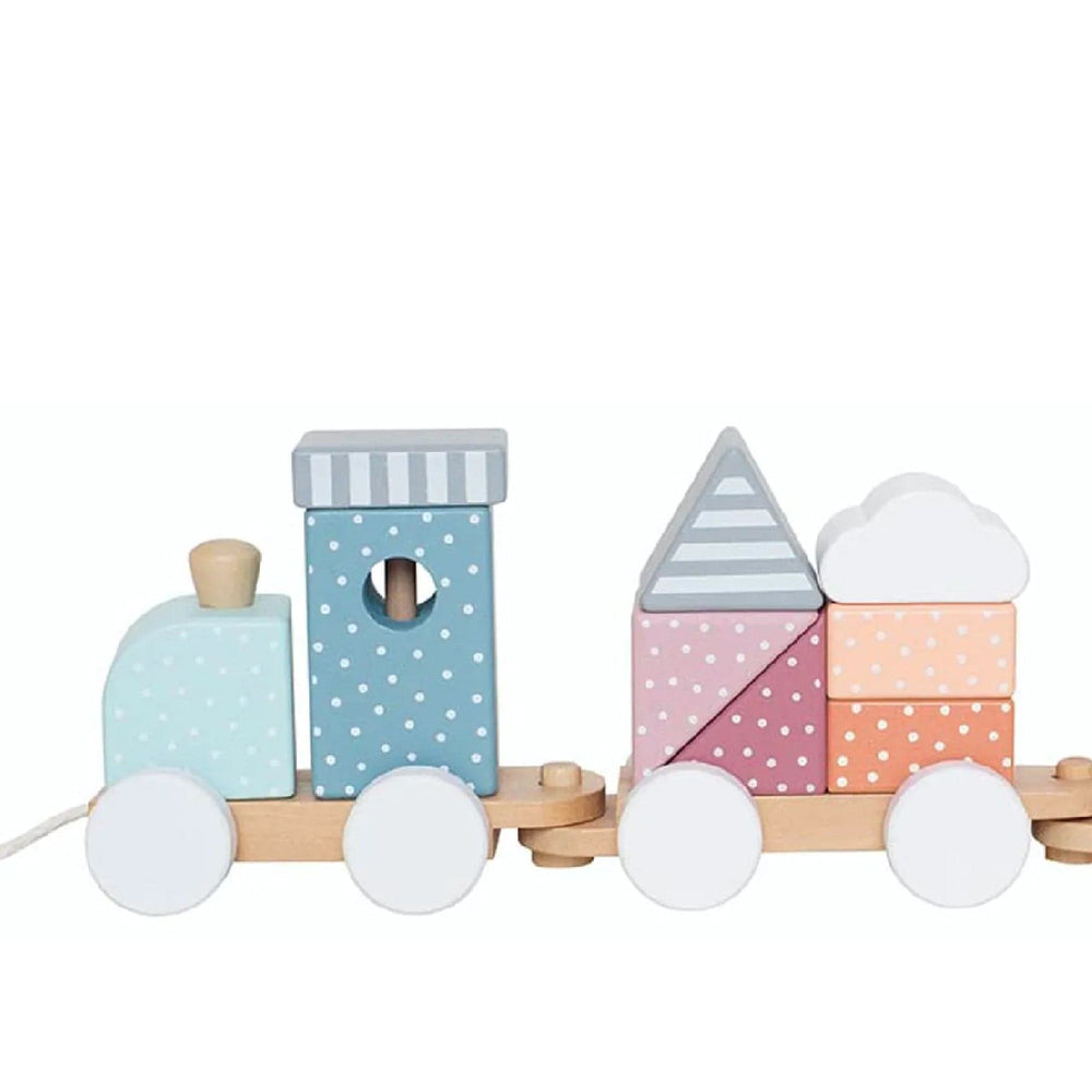 JaBaDaBaDo Train with Blocks Teddy