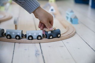 JaBaDaBaDo Wooden Toy Train Set