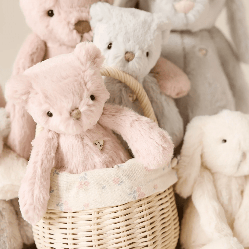 Snuggle Bunnies - George the Bear Powder Pink