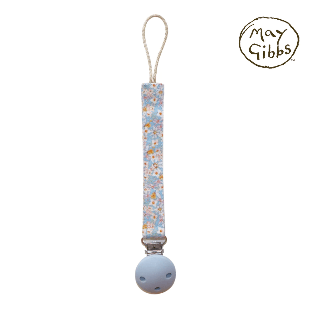 May Gibbs Dummy Clip Soft Blue