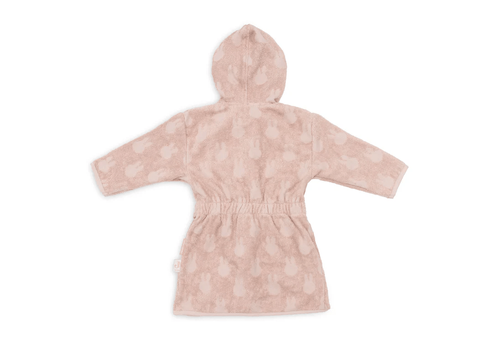 Jollein Cotton Bathrobe 1-2 year Miffy Jacquard Wild Rose