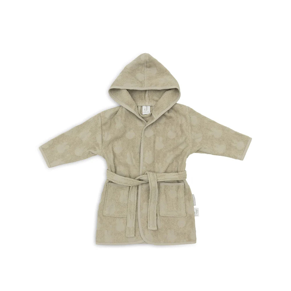 Jollein Cotton Bathrobe 3-4 year Miffy Jacquard Olive Green