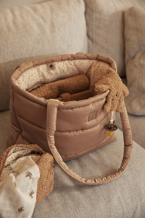 Jollein Medium Puffer Nappy Bag Biscuit