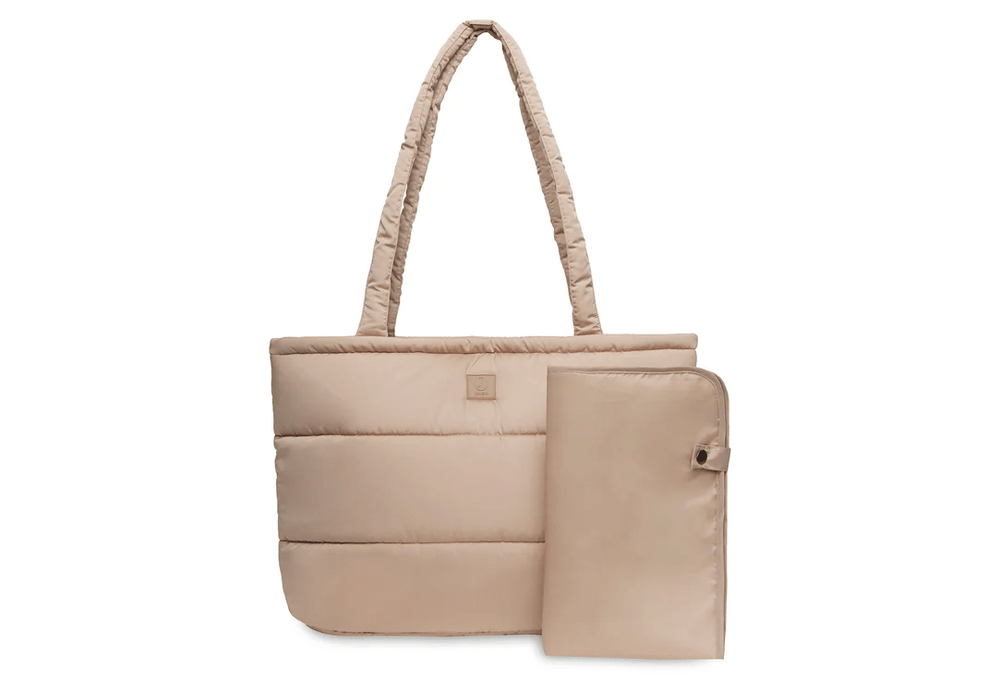 Jollein Medium Puffer Nappy Bag Biscuit