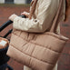 Jollein Medium Puffer Nappy Bag Biscuit