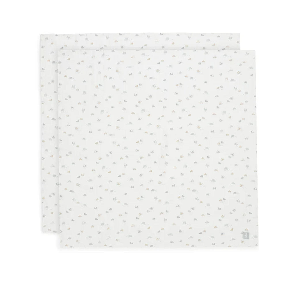 Jollein Muslin Swaddle Cloths On The Go - 2 Pack