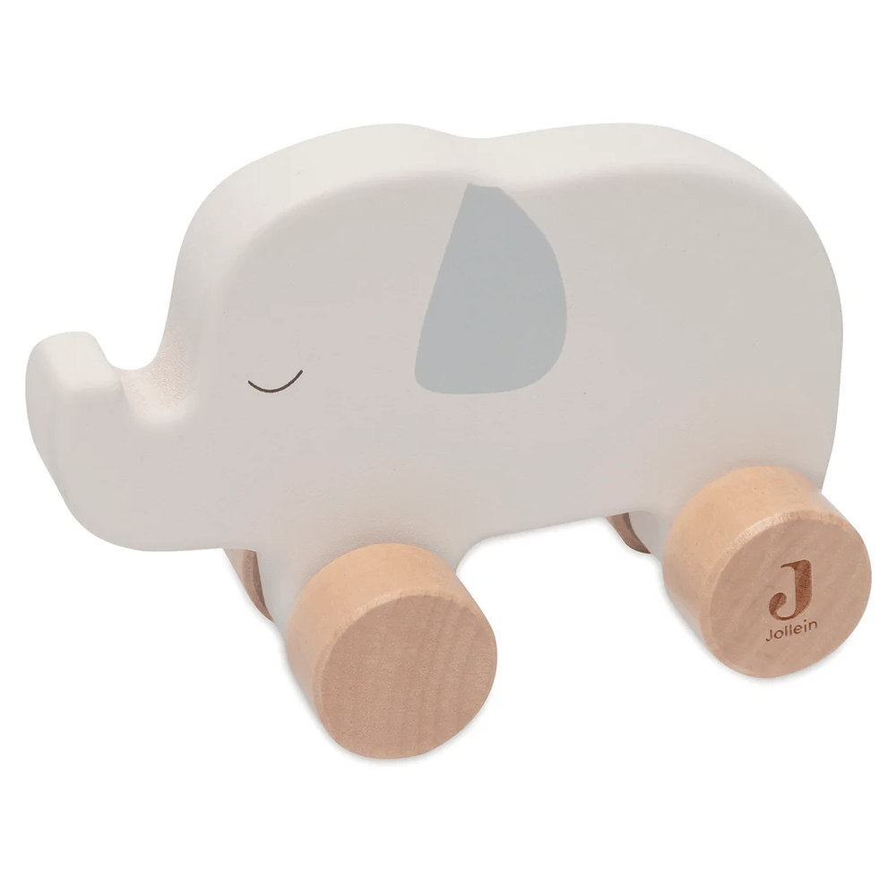 Jollein Wooden Elephant On Wheels Jungle  Jambo