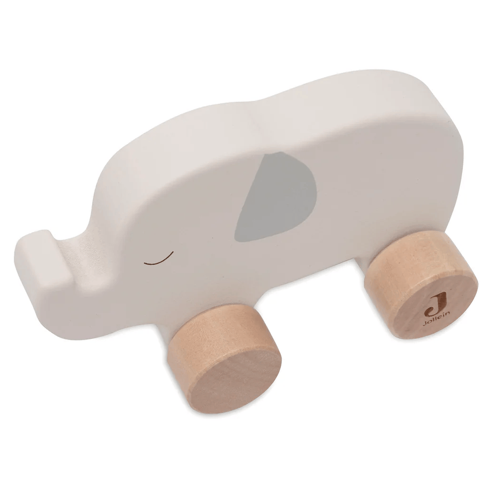 Jollein Wooden Elephant On Wheels Jungle  Jambo
