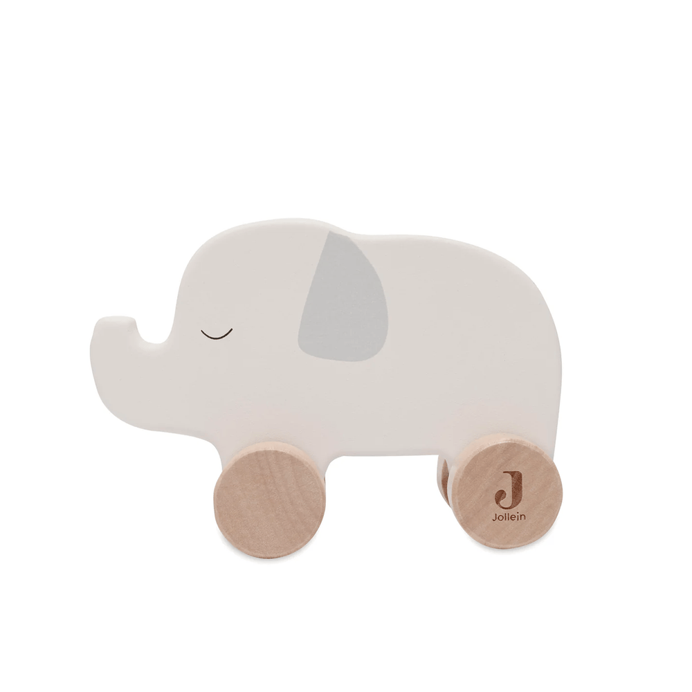 Jollein Wooden Elephant On Wheels Jungle  Jambo