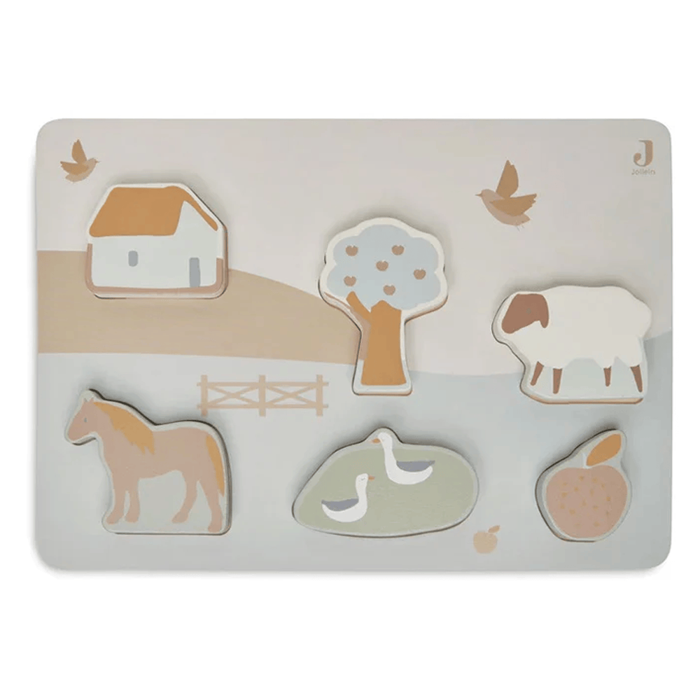 Jollein Wooden Puzzle Farm