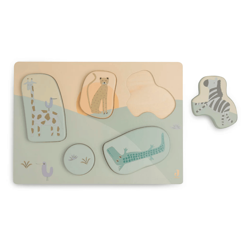Jollein Wooden Puzzle Jungle Jambo